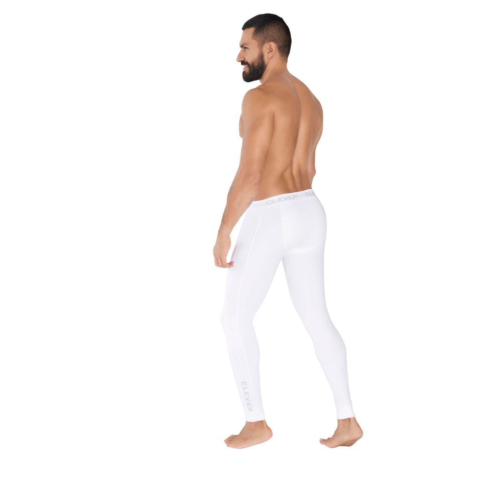 Мужские легинсы белые Clever VISUAL LONG JOHNS 037301