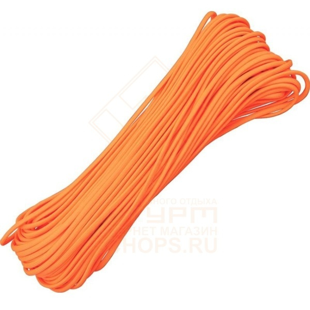Паракорд 550 Atwood Rope USA 30 м, Neon orange