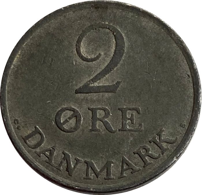 2 эре 1948-1972 Дания