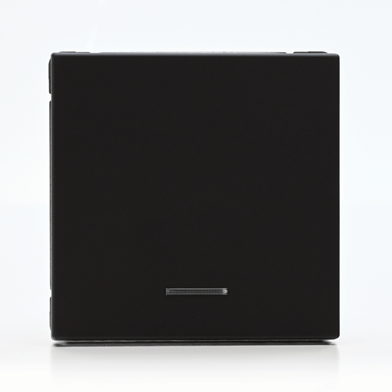 Выключатель 1-кл. ArtGallery 10AX с подсветкой быстрозажим. клем. механизм карбон SE GAL001013S