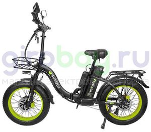Электровелосипед Syccyba F11 Pro Dual 48V/20Ah (полный привод) - Салатовый обод фото №4