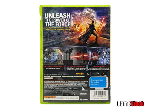 Xbox 360 Star Wars: The Force Unleashed (Б/У, Английская версия)