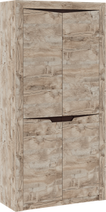 Хилтон Шкаф 2-х ств. комбинированный