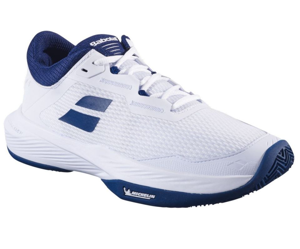 Теннисные кроссовки Babolat SFX 4 Clay - white/estate blue