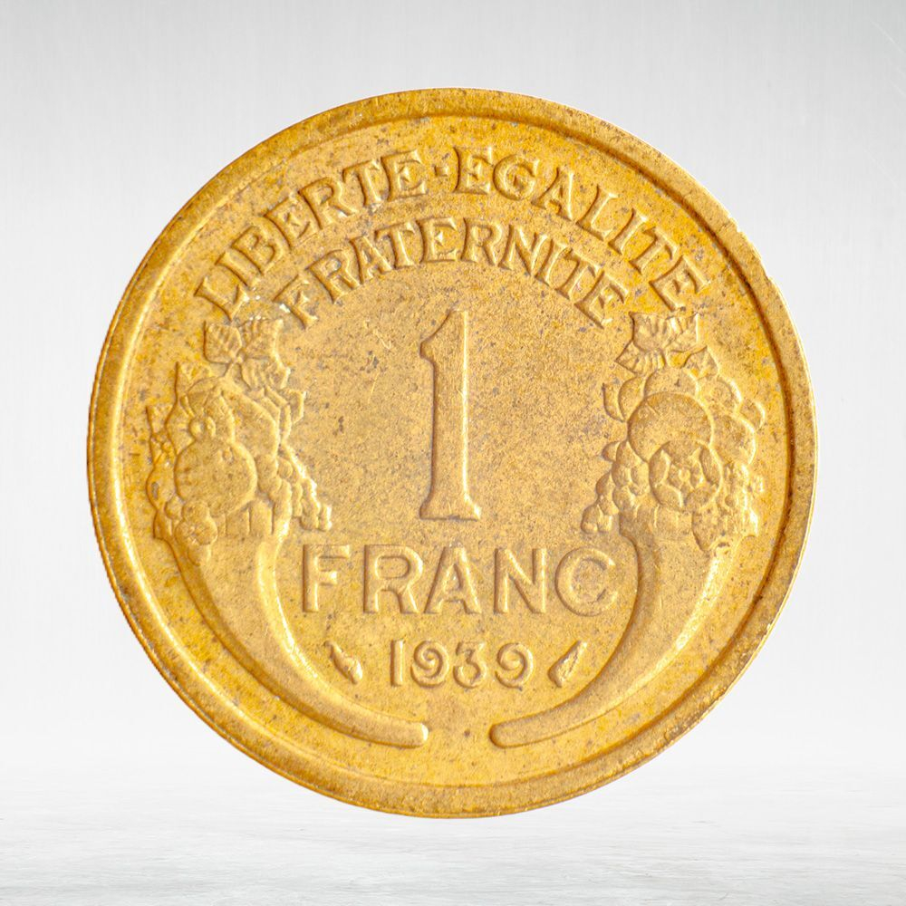 France, 1 Franc 1939, XF