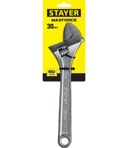 STAYER MAX-Force, 250/30 мм, разводной ключ (2725-25)