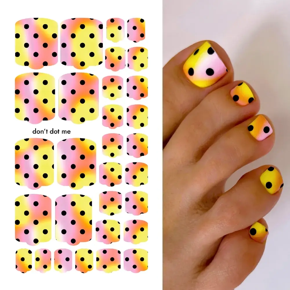 Пленка для педикюра Provocative don't dot me