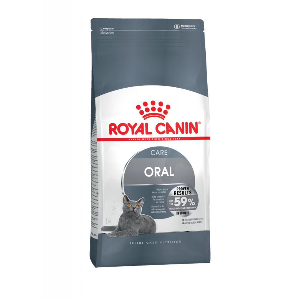 Royal Canin Oral Care Корм сухой для взрослых кошек для профилактики образования зубного налета 8кг