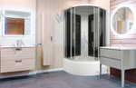 Душевая кабина IVA SC80CT 800*800*2150 высокий  поддон, тонированое стекло