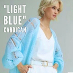 Марафон по вязанию кардигана спицами "Light Blue"