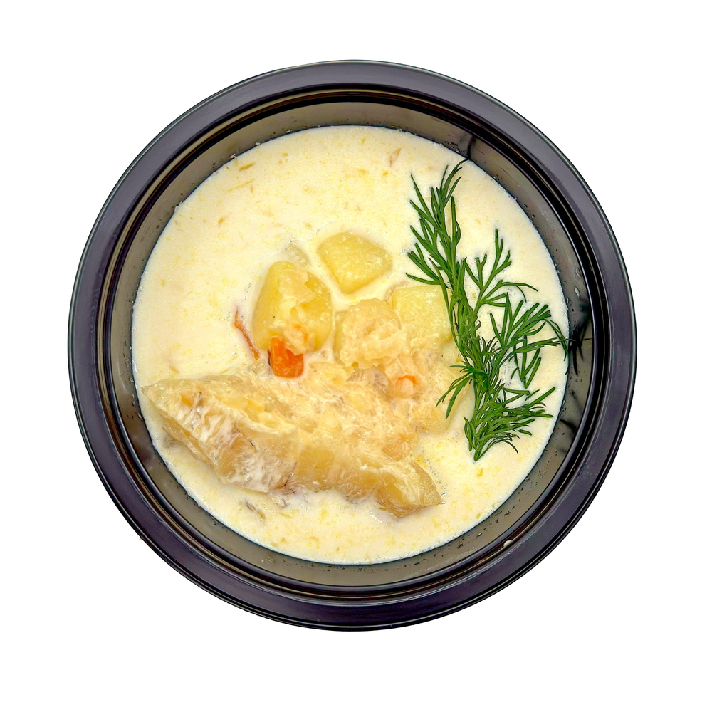 Уха по-фински с треской