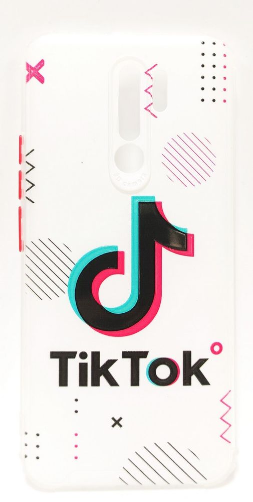 Чехол Ultra Thin на Xiaomi MI 9 Prime Tik Tok (белый)