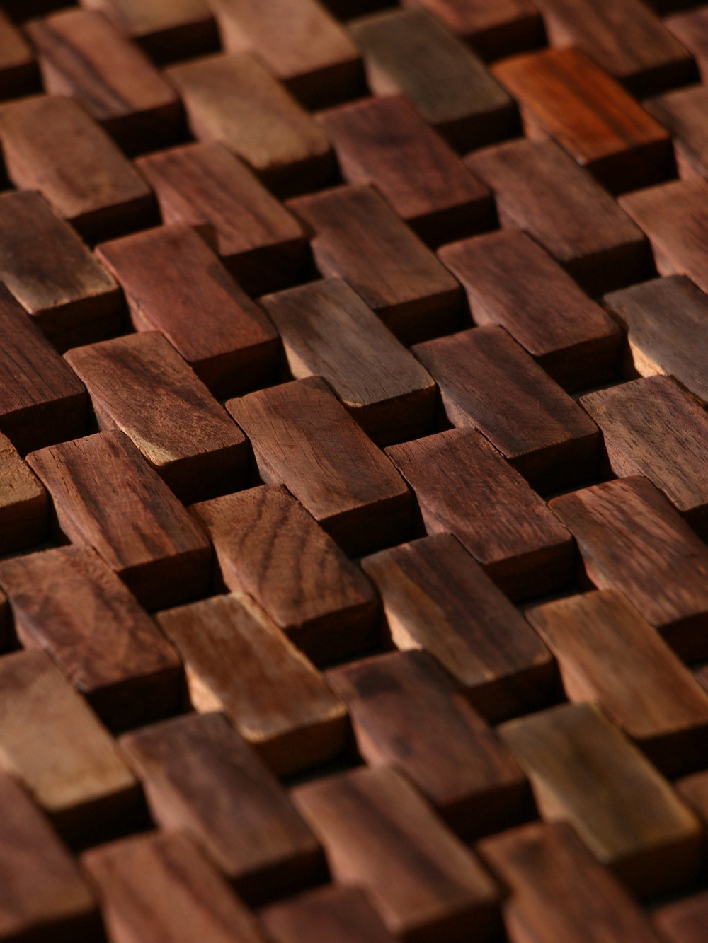 Коврик из тикового дерева, 60х40х0,7 см