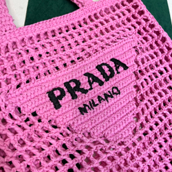 Prada Crochet Tote Bag
