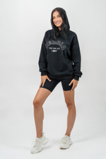 Кофта BRANDED OVERSIZED HOODIE GYM RAT 256 Черная