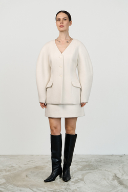 Юбка трапеция мини