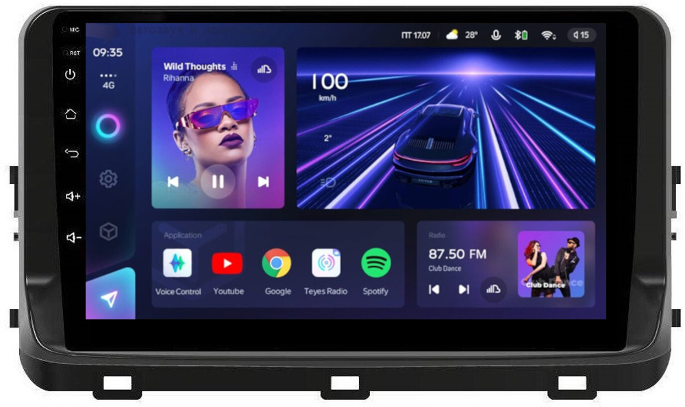 Магнитола для KIA Ceed 3 2021+ - Teyes CC3L на Android 10, 8-ядер, CarPlay, 4G SIM-слот