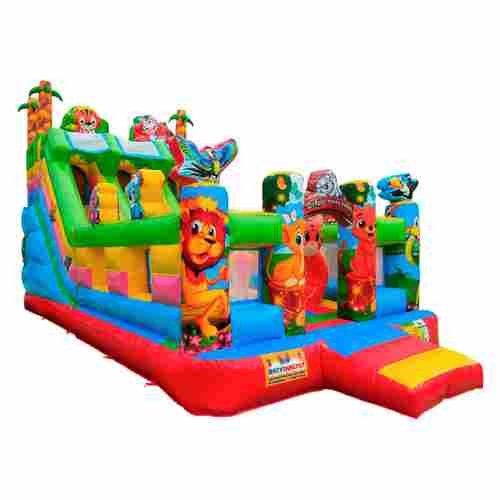 Коммерческий надувной батут «Звериная команда 3», 8*4*5 м