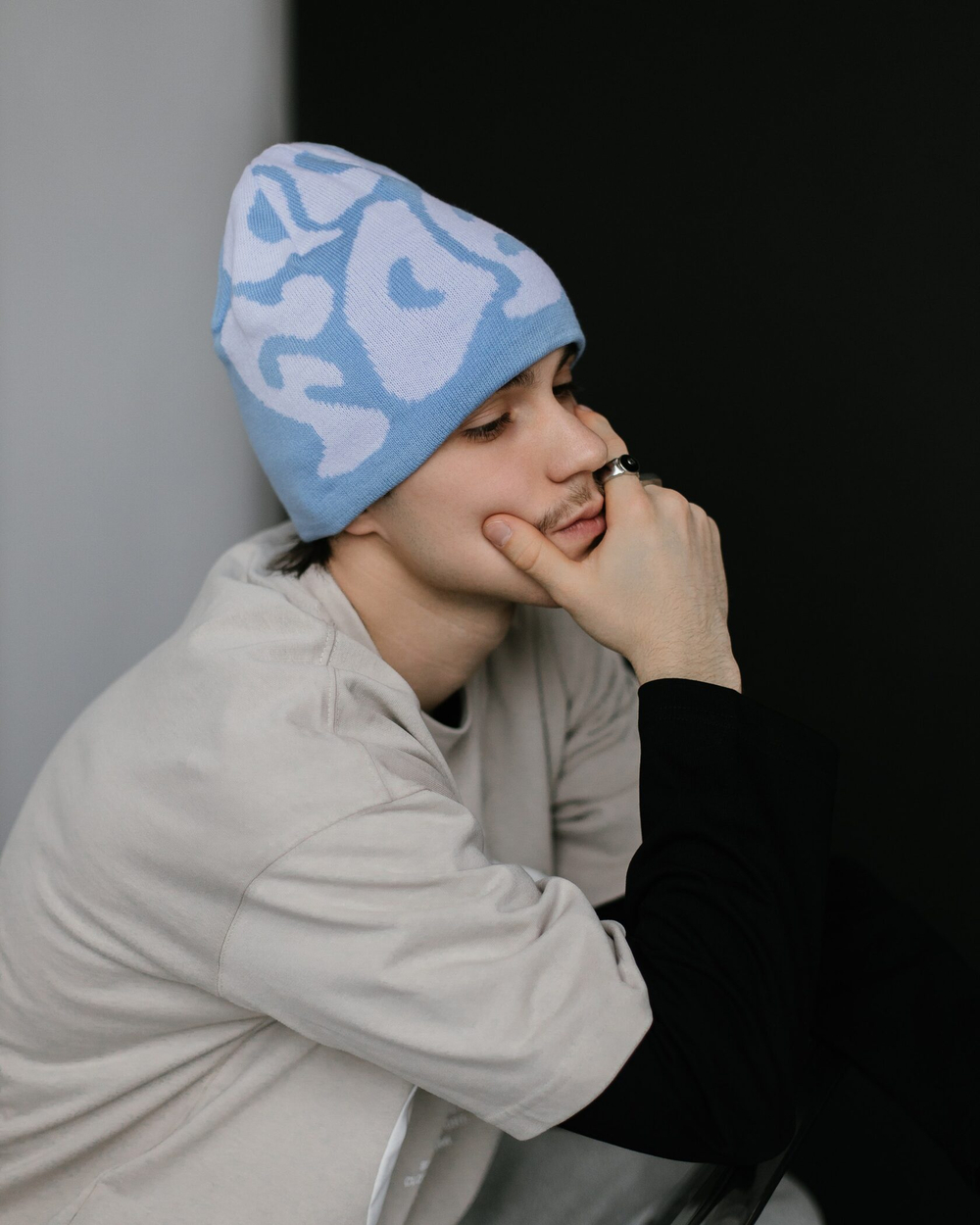 Шапка UNIFORM Sport Bubble голубой