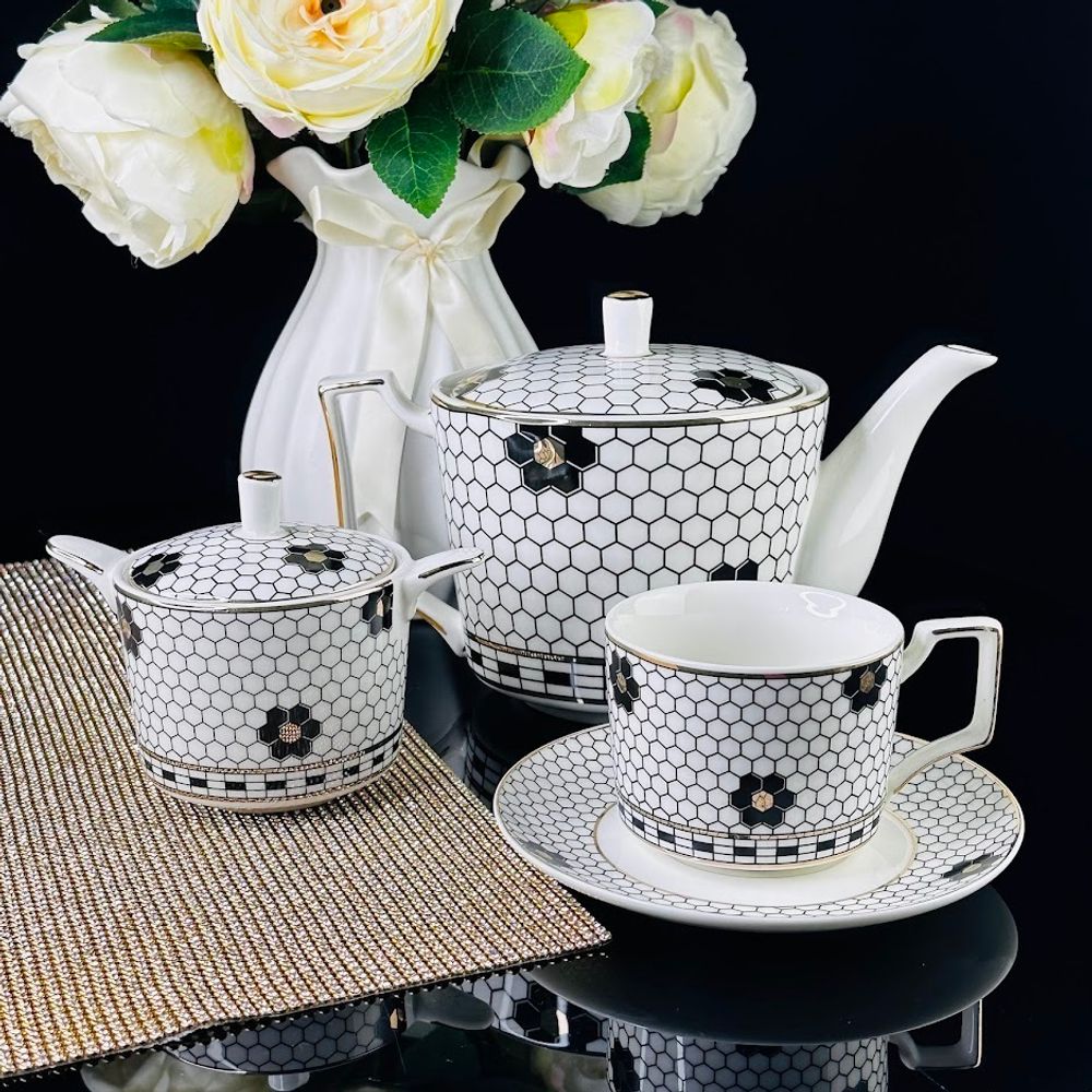 Lenardi 205-664 Чайный сервиз 14пр. в под.уп.(х3)Фарфор