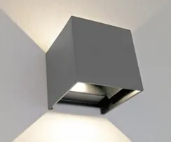08585,16(3000K) Светильник Куб серый IP65 Led 6W