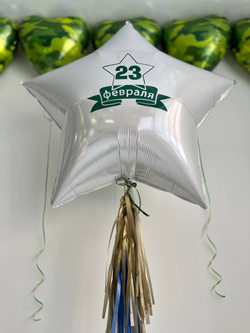 Воздушные шары с 23 февраля №2771