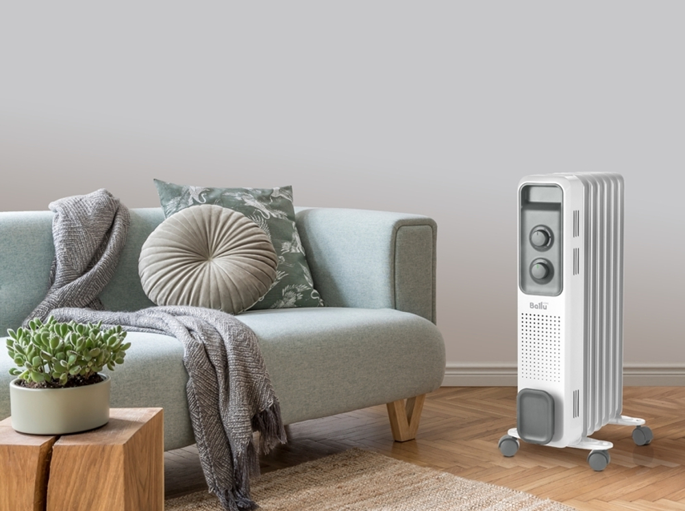 Масляный радиатор Ballu Great BOH/GT-07W, 7 секций