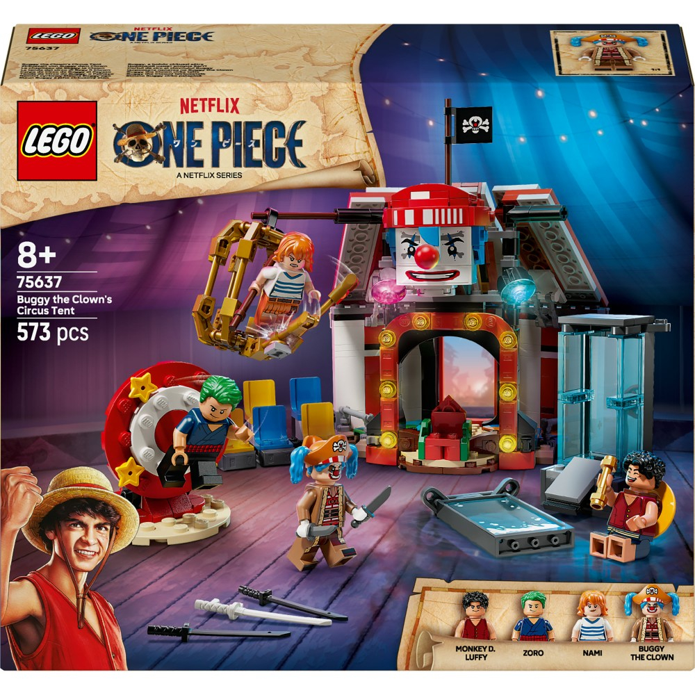 LEGO ONE PIECE - Цирковой палатка клоуна Багги 75637