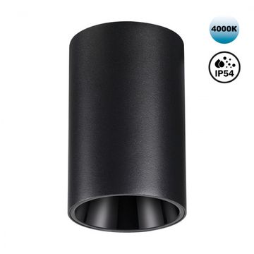 Светильник накладной влагозащищённый LED 10W 4000К 359419 чёрный Recte Novotech