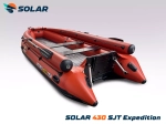 Лодка надувная моторная solar-430 super jet tunnel (expedition)