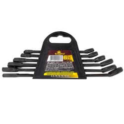 Набор ключей комбинированных 6пр. KINGTUL KT-5068 Black