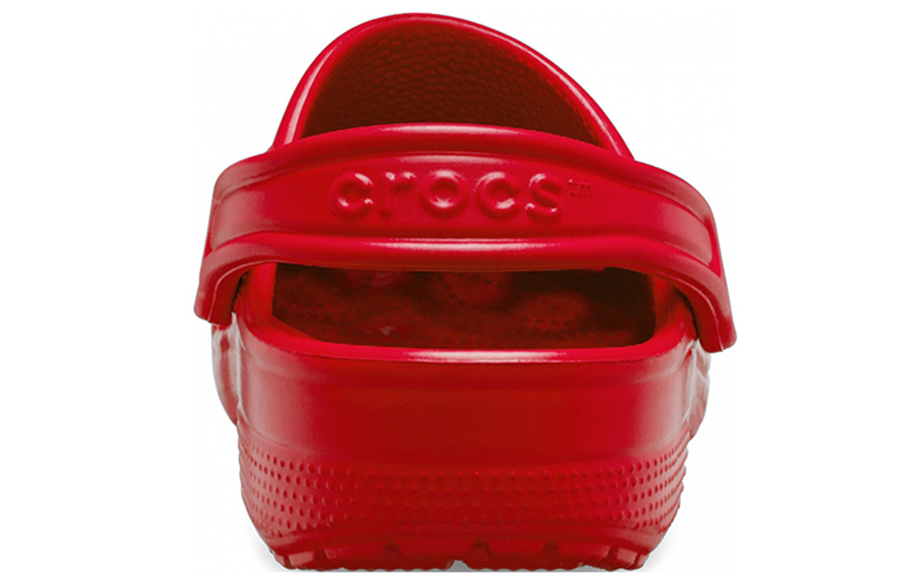 Crocs Classic clog casual and comfortable hole shoes for men and women with the same style chili red