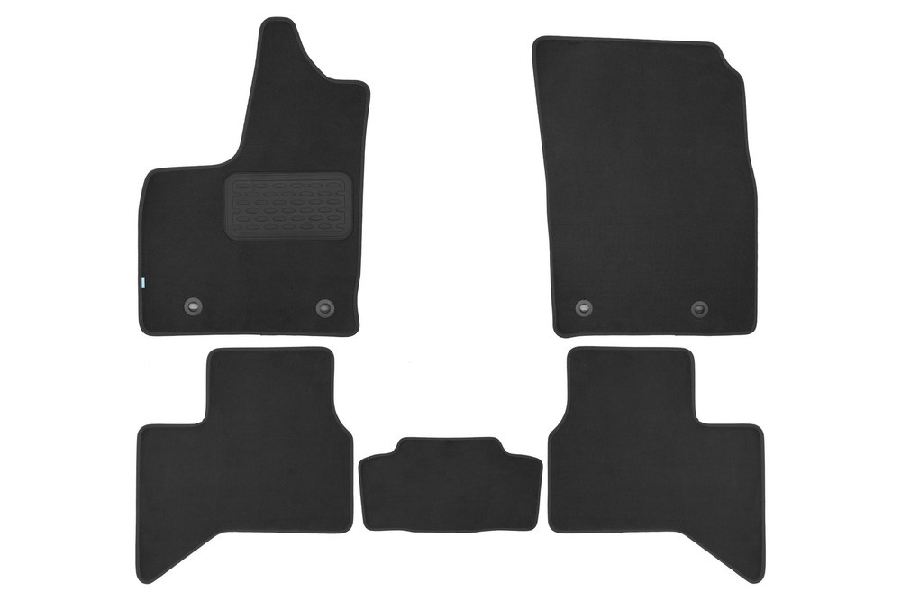 Коврики в салон для TOYOTA Land Cruiser 300, 2021-, кроссовер, 5 шт. (текстиль) KVR05.048.106.22110KH