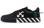 OFF-WHITE Vulcanized suede low-cut vulcanized sports fashion sneakers men's black