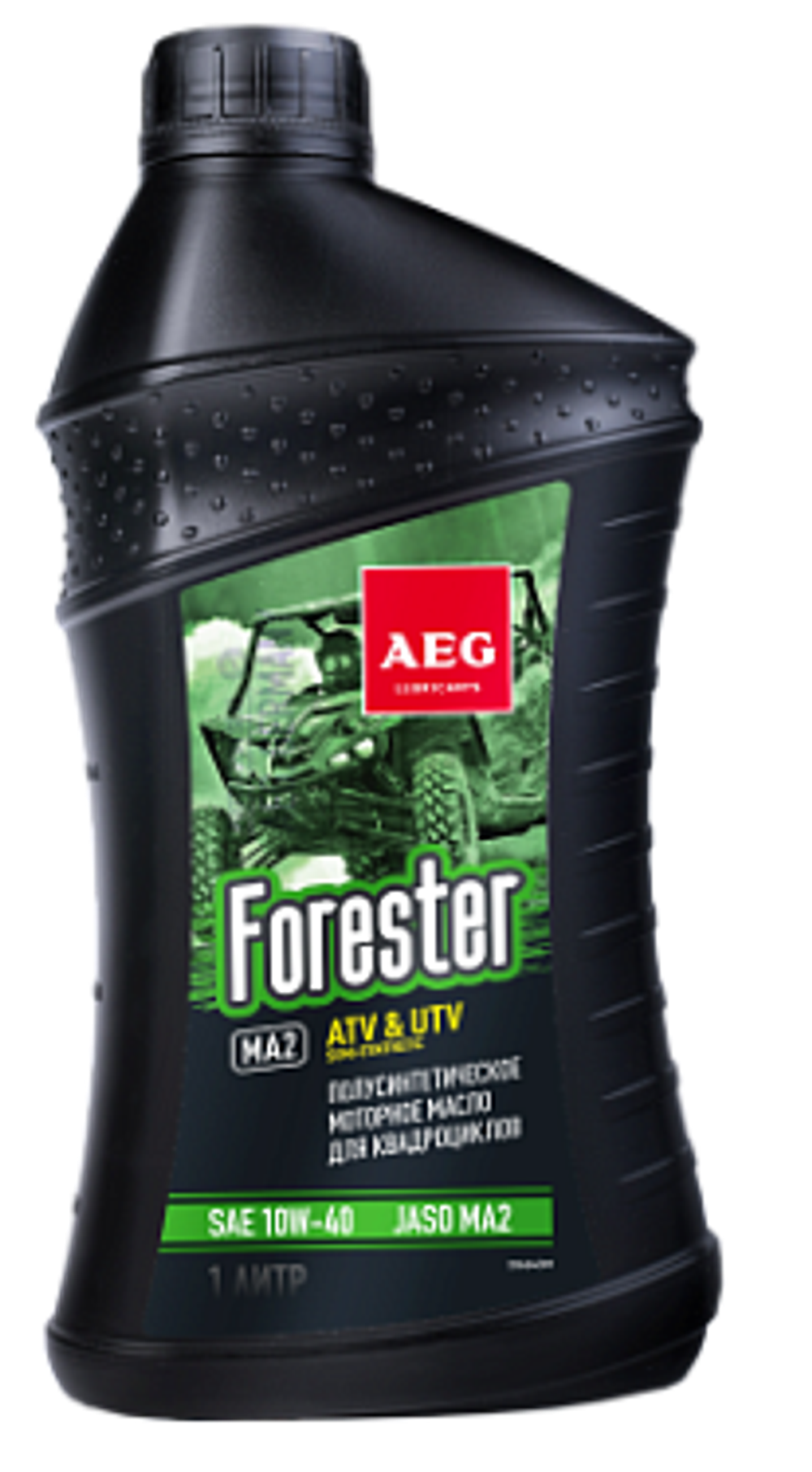 Масло для квадроциклов 4Т AEG Forester 10W40 (1л) п/синтетика