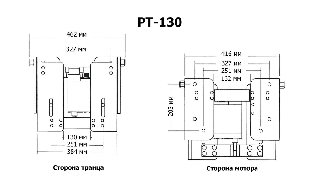 Подъёмник мотора гидравлический 50-130 л.с. (Tilt And Trim)