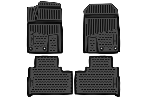 Коврики в салон для JETOUR T2 2023-, 4шт. (Повышенная устойчивость, повышенная износостойкость) FORMAT.3DAN0668210K