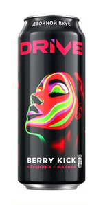 Драйв ЯГОДЫ КЛУБ-МАЛИНА (красный) 0,449/12 ЖБ