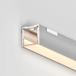 Профиль с экраном SL-SLIM20-H20-2000 ANOD+OPAL (Arlight, Алюминий) 036836