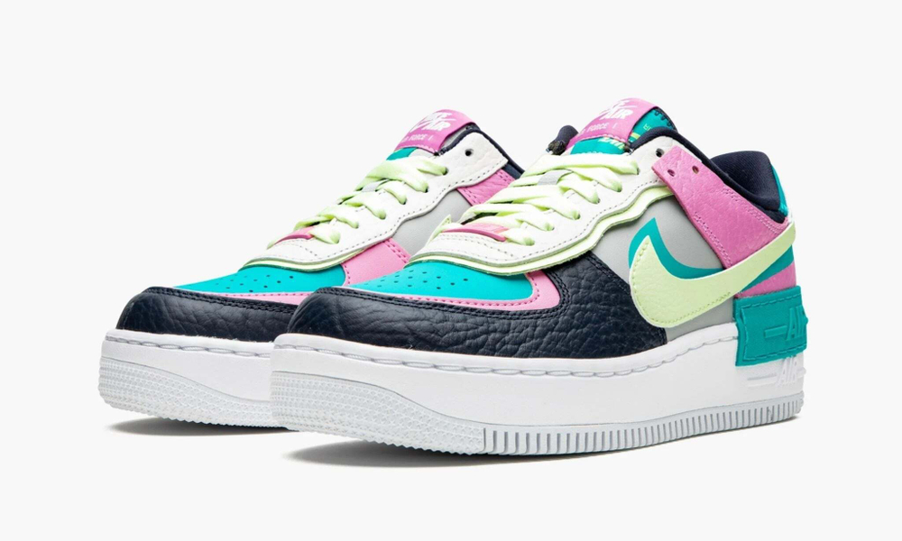 Air Force 1 Low Shadow WMNS "Barely Volt Oracle Aqua"