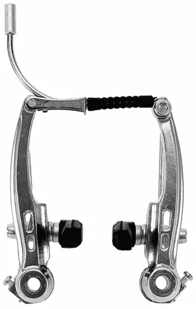 Тормоза 00-171201 V-брейк перед.+зад. 110мм алюм. (50) серебр. HORST