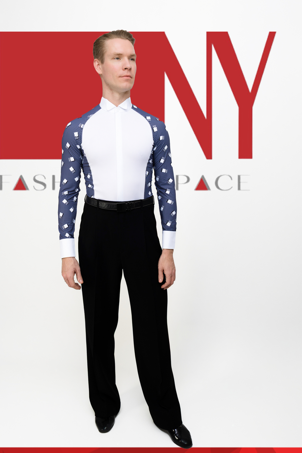 Фрачная рубашка NY Premium Titanium