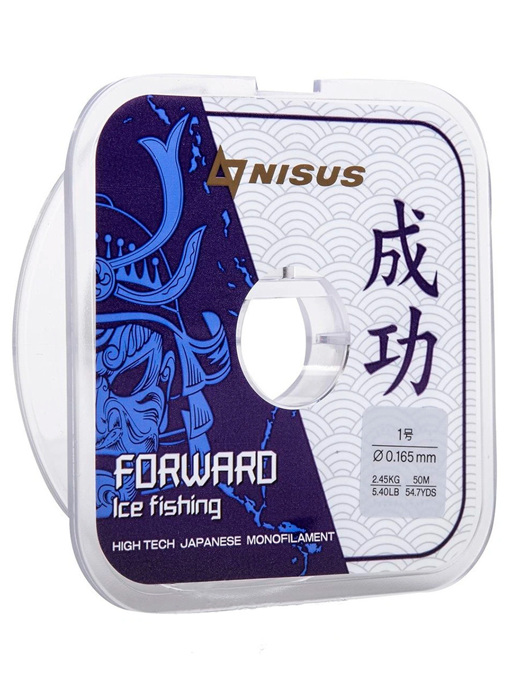 Леска для рыбалки Nisus FORWARD ICE FISHING Nylon Transparent 0,074mm/50m (N-FIF-0.074-50)