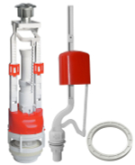 Арматура д/бачка ИНКОЭР  (2-ух кноп) с Ниж/под  (20/1шт)