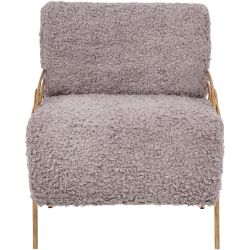 Кресло Нимфея Серый Бронза