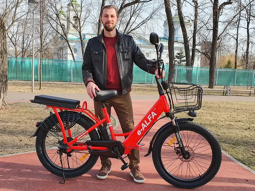 Электро фэтбайк GREEN CITY e-ALFA Fat (Eltreco)