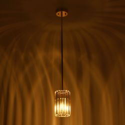 Светильник подвесной (подвес) Rivoli   1052-201 1 х Е27 40 Вт хрусталь