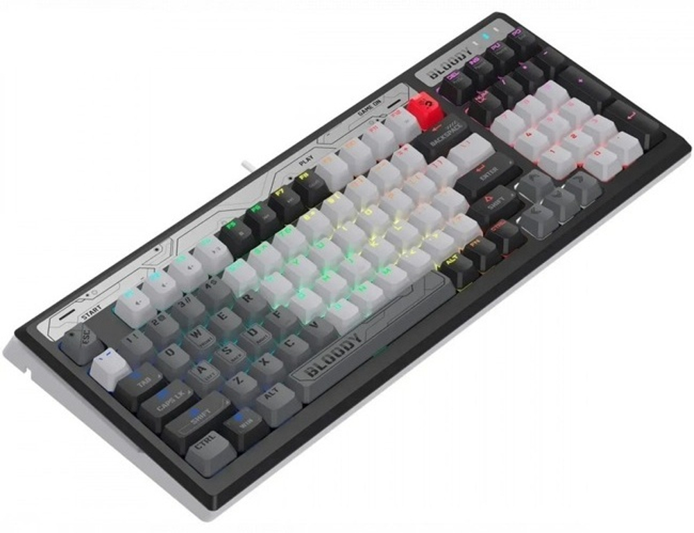 Клавиатура A4Tech Bloody B950 серый