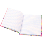 Записная книжка А6, Проф-Пресс, 7БЦ, глянцевая ламинация, твин-лак, холодная фольга, клетка, 96 л, "Необычный кофе"