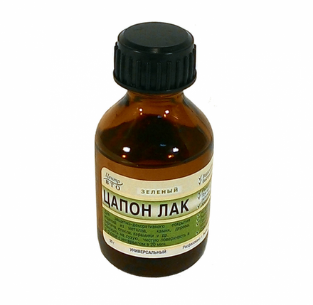 Лак ЦАПОН зелёный фл. 30 мл. стекло